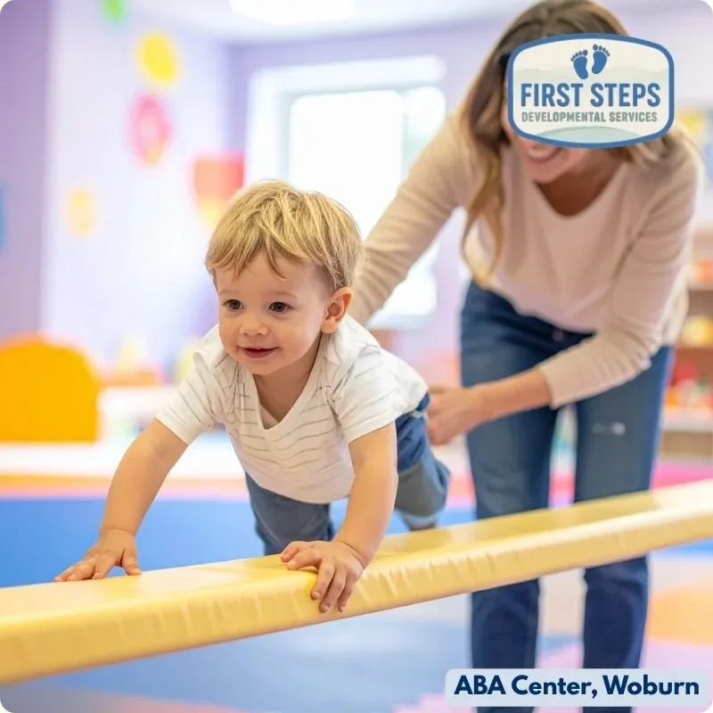 ABA therapy session identifying strengths and needs in a young child